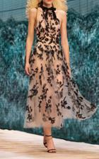 Moda Operandi Ralph & Russo Embroidered Tulle Midi Dress