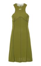 Off-white C/o Virgil Abloh Rowing Pencil Cotton Jersey Dress