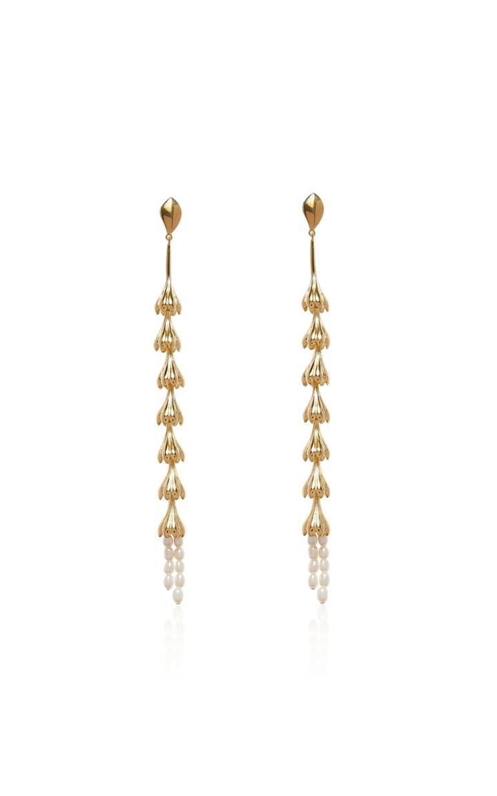 Moda Operandi Pamela Love Delfina 14k Gold-plated Earrings
