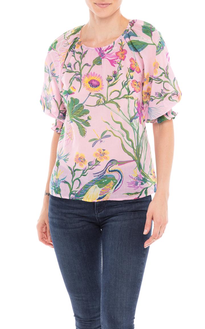 Moda Operandi Banjanan Ava Cotton-voile Top