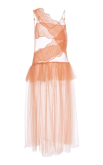 Maki Oh Tulle Wavy Jigsaw Dress