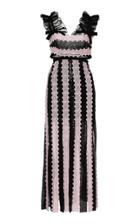 Giambattista Valli Two-tone Embroidered Crochet Midi Dress