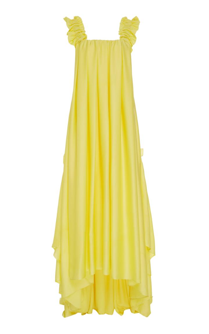 Brgger Evie Bright Square Neck Gown