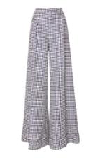 Rebecca De Ravenel Houndstooth High Waist Pant