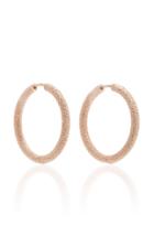 Carolina Bucci Florntine Finish Small Thick Round Hoop Earrings