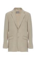 Studio Cut Melange Broadcloth Blazer