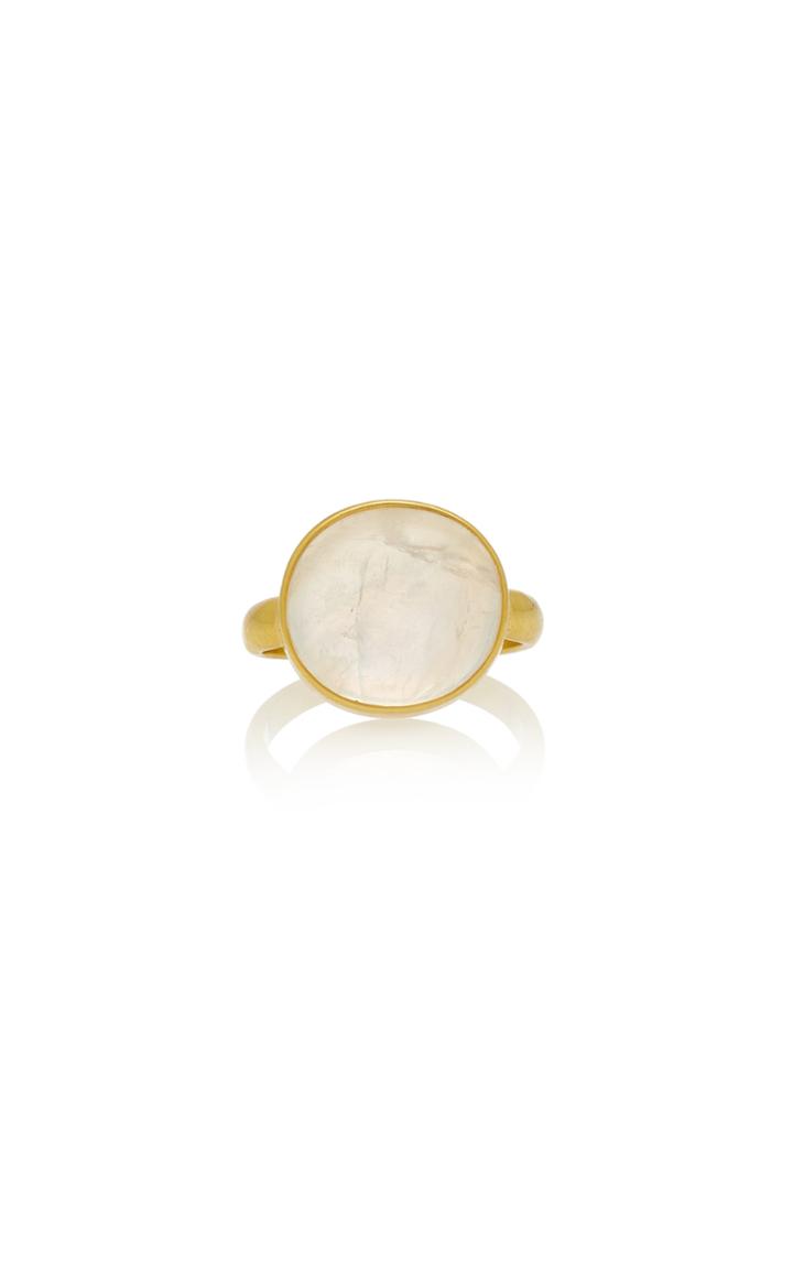 Pippa Small Moon Egg Greek Ring