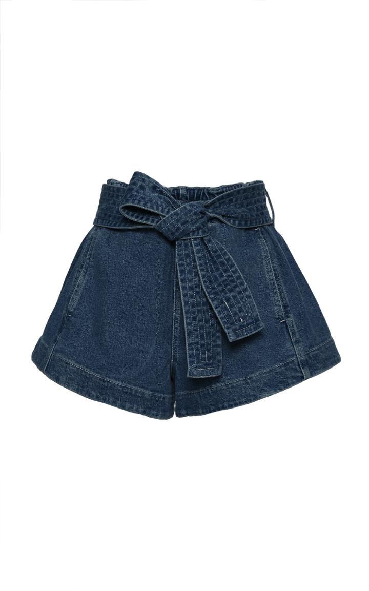 Apiece Apart Denim Runner Short