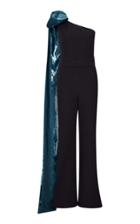 Safiyaa Darlene Metallic Bow Ctepe Jumpsuit