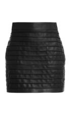 Moda Operandi Alessandra Rich Leather Mini Skirt