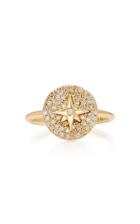 Noush Jewelry Coexist 14k Gold And Diamond Ring