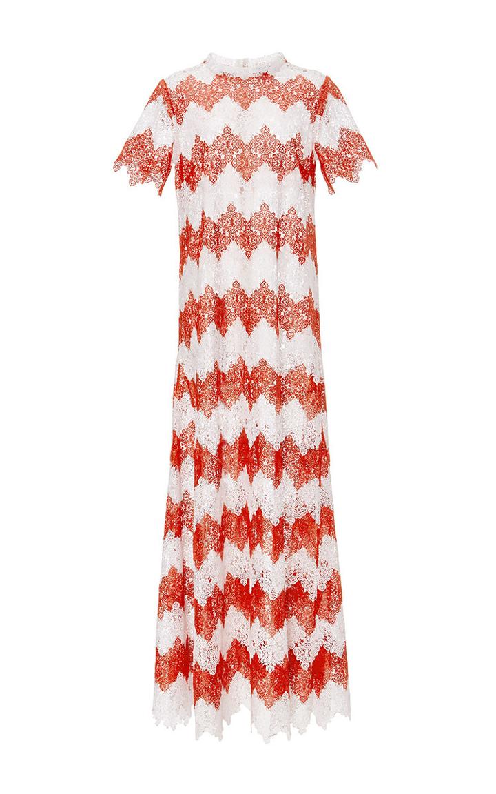 Macgraw Chevron Lace Mustang Dress