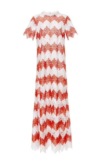 Macgraw Chevron Lace Mustang Dress