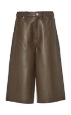 Moda Operandi Goldsign The Leather Bermuda Short Size: 23