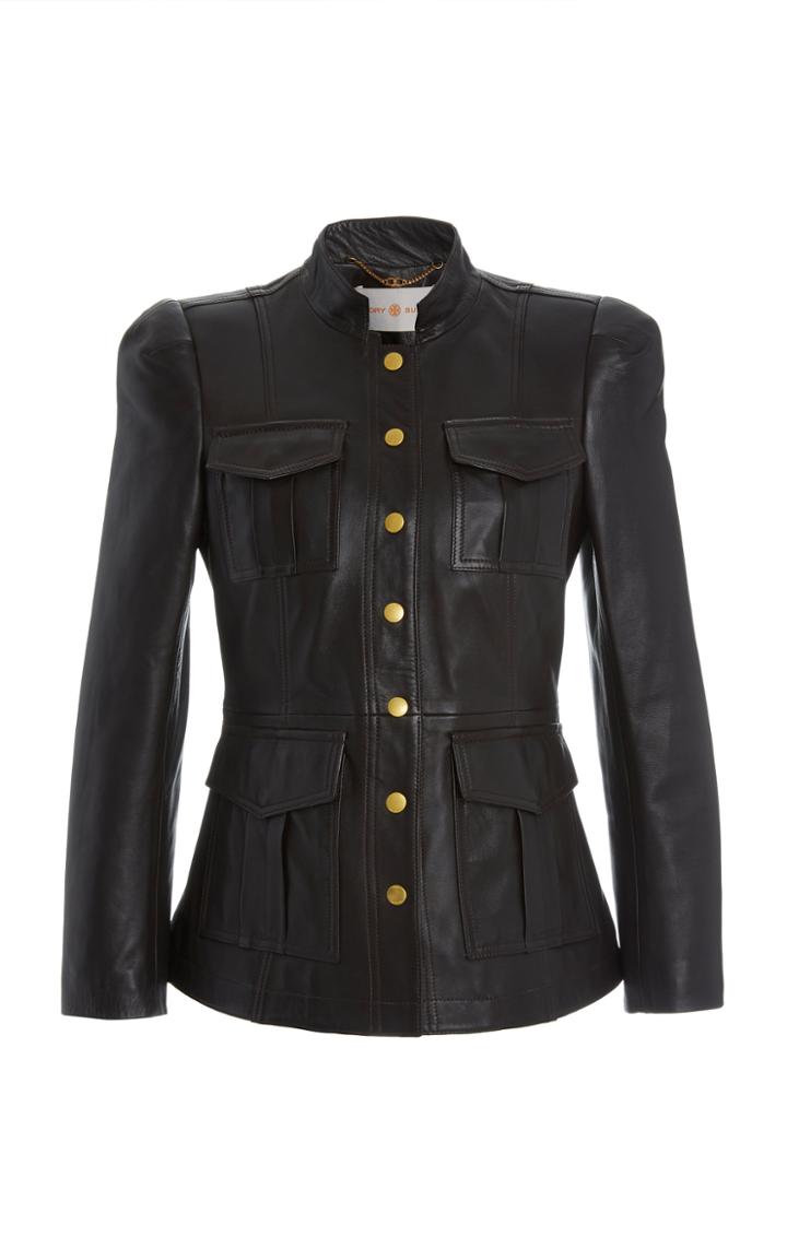 Moda Operandi Tory Burch Leather Pepper Jacket