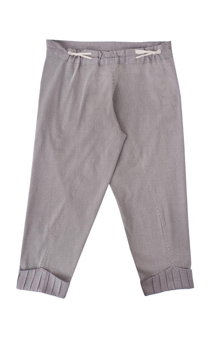 Daneh Cropped Pants With Cuff Detail