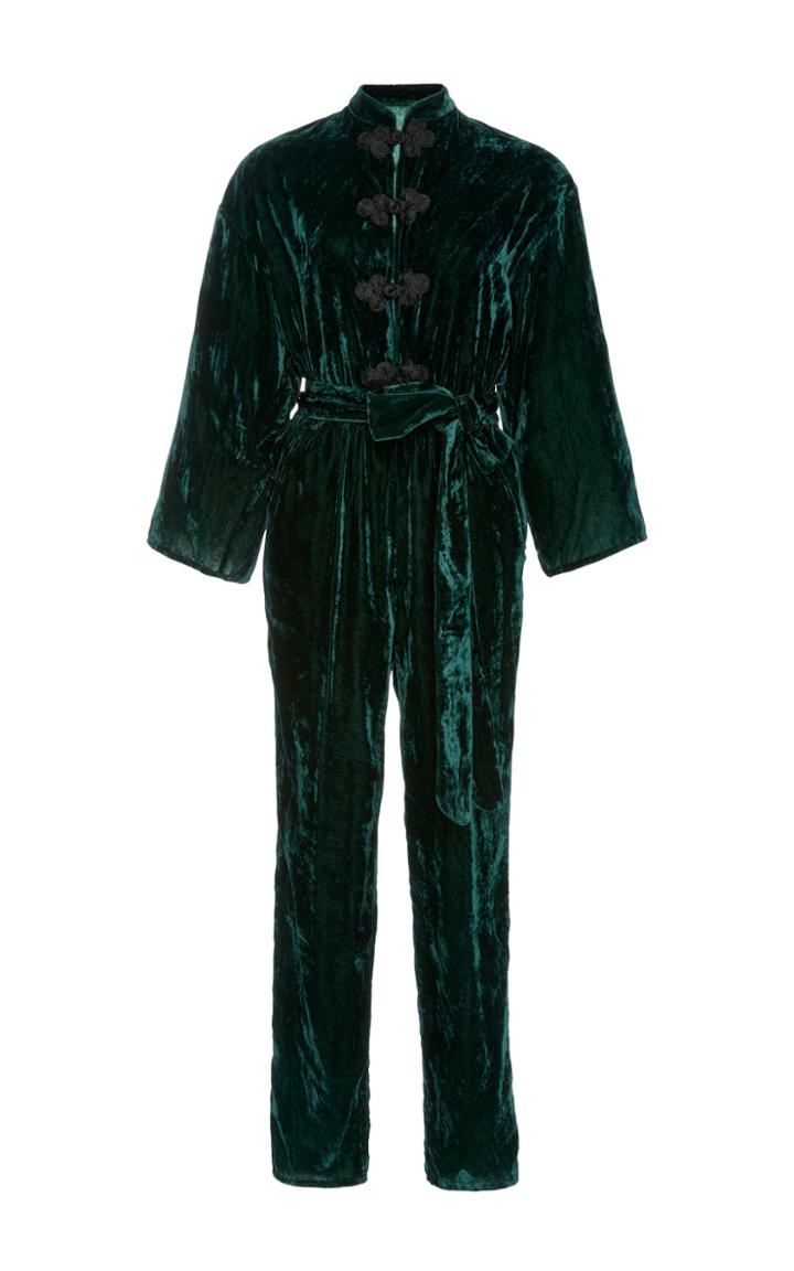 Rhode Resort Stevie Velvet Jumpsuit