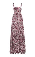 Alexis Zofia Printed Crepe Maxi Dress