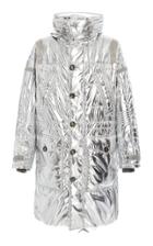 Ralph Lauren Oversized Metallic Foiled-shell Puffer Coat