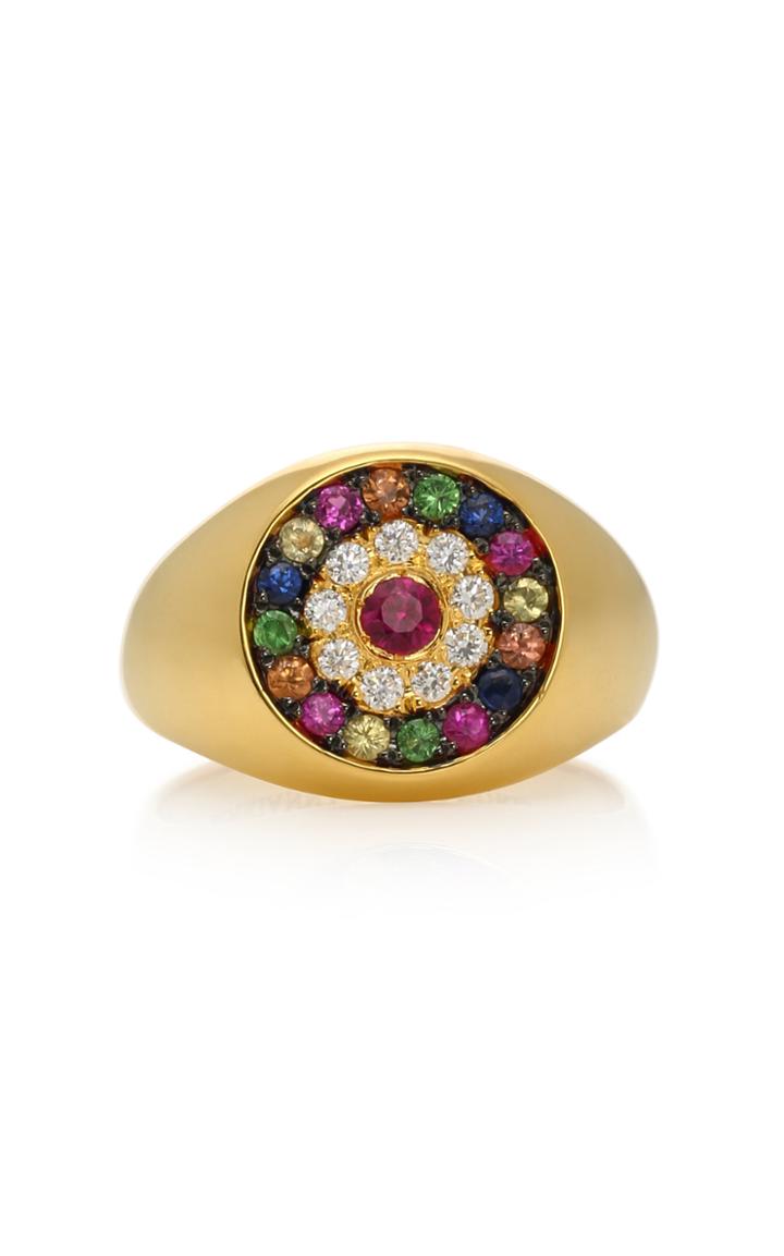 Marianna Goulandris Pinky Swear 14k Gold Multistone Ring