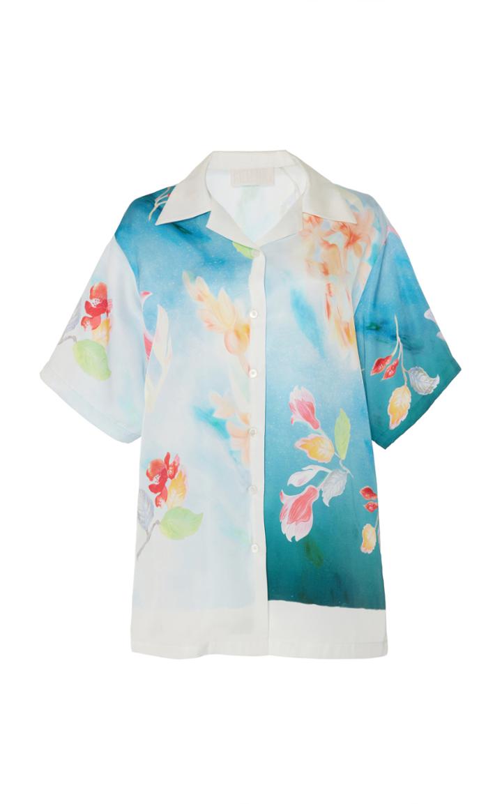 Moda Operandi Peter Pilotto Printed Twill Top Size: Xs