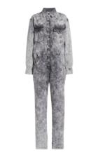 Isabel Marant Toile Idesia Distressed Denim Jumpsuit