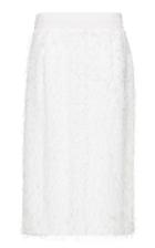 Fabiana Filippi Feather Straight Skirt