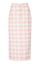 Moda Operandi Rowen Rose Vichy Iconic Checked Midi Skirt Size: 32