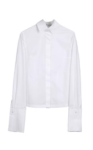 Yanina Demi Couture Long Sleeve Cotton Shirt