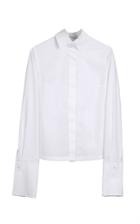 Yanina Demi Couture Long Sleeve Cotton Shirt