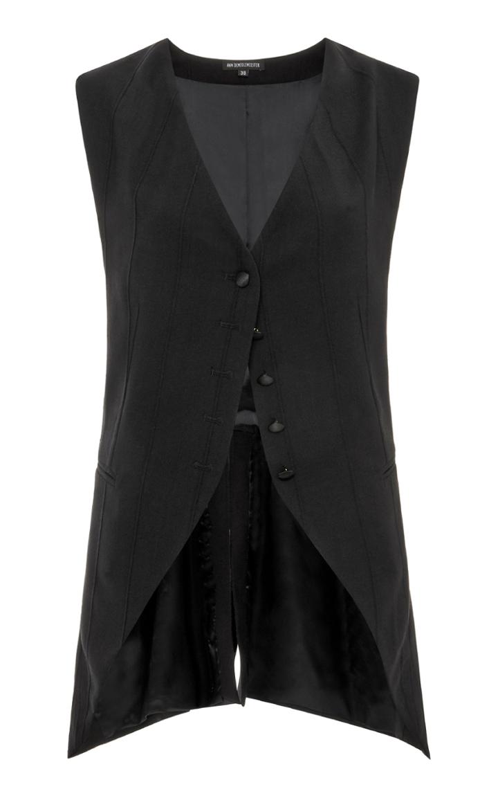 Moda Operandi Ann Demeulemeester Wool Reversable Waistcoat