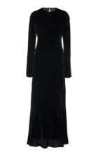 Sies Marjan Josephine Velvet Silk-blend Gown