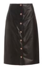 Moda Operandi Gabriela Hearst Anna Button-front Leather Midi Skirt