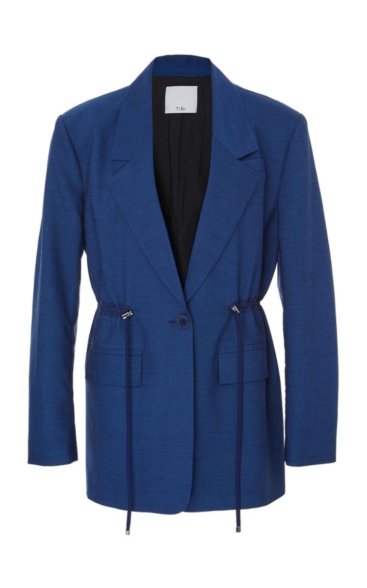 Tibi Tropical Wool Blend Jacket