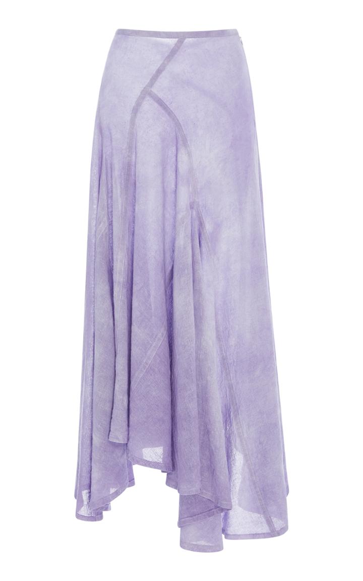 Michael Kors Collection Dip Dye Asymmetrical Skirt