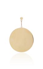 The Last Line 14k Yellow Gold Disk Drop Earrings