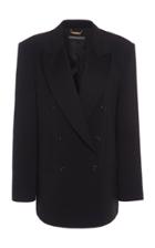 Moda Operandi Alberta Ferretti Double-breasted Gabardine Blazer
