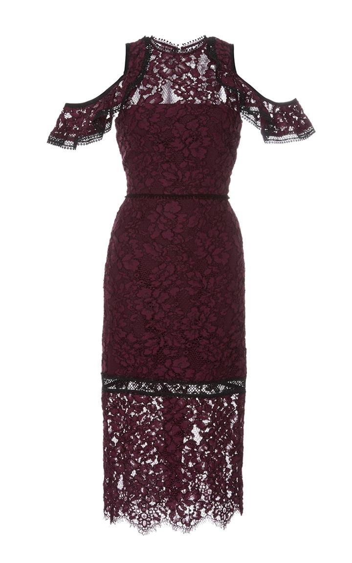 Alexis Evie Cold Shoulder Lace Dress