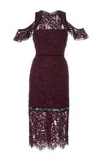 Alexis Evie Cold Shoulder Lace Dress
