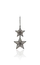 Lynn Ban Jewelry Double Pave Star Earrings