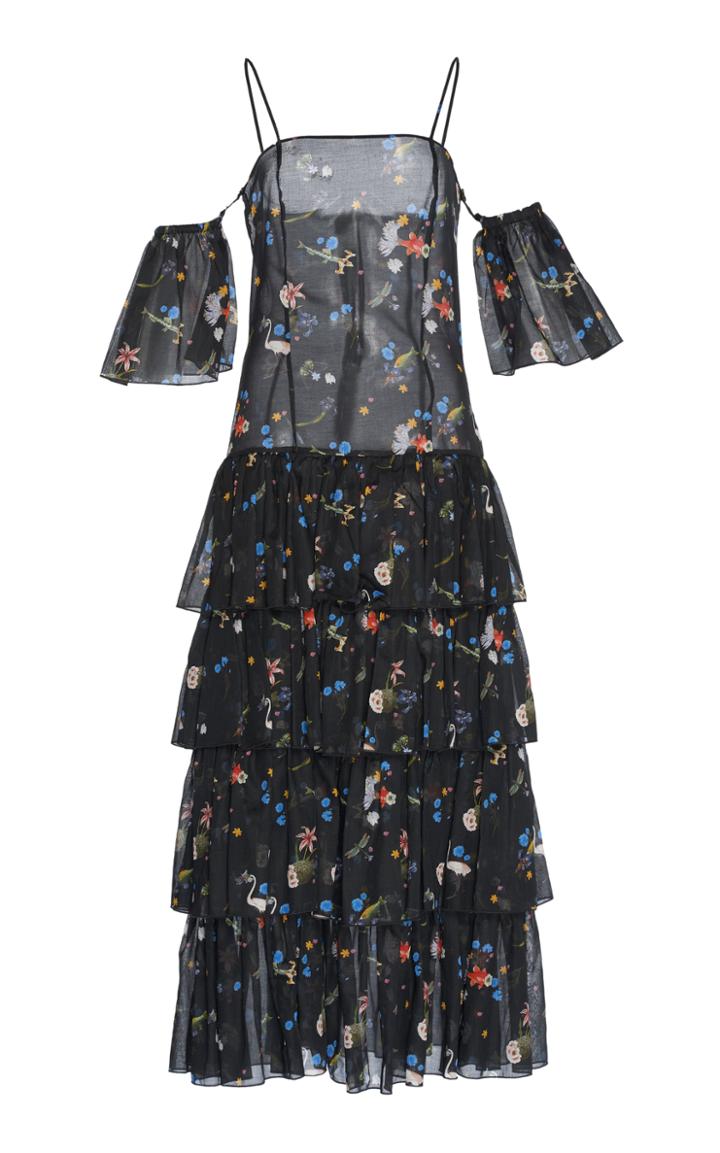 Vivetta Sulaphat Tiered Floral Dress