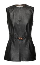 Situationist Sleeveless Leather Top