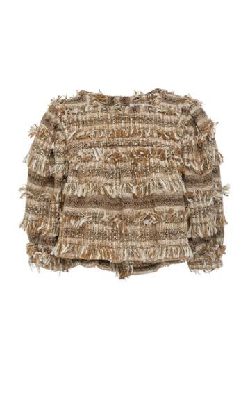 Loveshackfancy Zelda Frayed Top