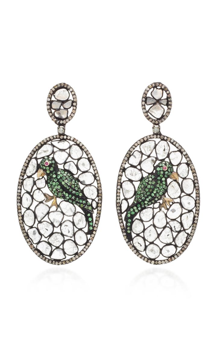 Amrapali 14k Gold Multi-stone Earrings
