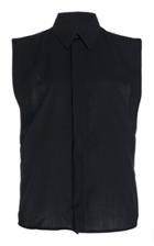 Ami Sleeveless Button-down Shirt