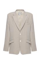 Moda Operandi Studio Cut Oversized Twill Blazer