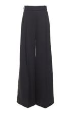 Moda Operandi Alexandre Vauthier Crystal-piped Wool Wide-leg Pants