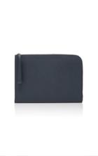 Valextra Textured-leather Pouch