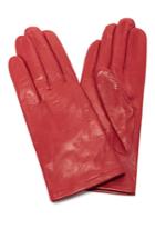 Maison Fabre Red Floods Leather Gloves