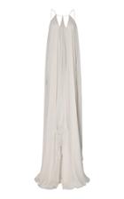 Moda Operandi Zac Posen Draped Silk Maxi Dress Size: 0